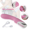 US Stock - Rechargeable Silicone G-Spot and Clitoral Stimulator For Girls
