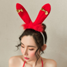 MISS WIVES Handcrafted Festive Reindeer Feather Christmas Lingerie Set For Girls