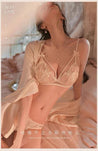 Miss Wives Halter Sexy Lace One-piece Lingerie With Garter