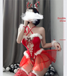 MISS WIVES Christmas Sexy Bunny Lingerie Set for Women
