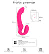 Miss Wives Strapless Strap-On Ladies' G-spot Vibrator