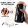 US Stock - 10-frequency Vibration & Vocalization Male Masturbation Cup