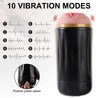 US Stock - 10-frequency Vibration & Vocalization Male Masturbation Cup