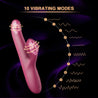 Bendable Vibrating Wand Pleasure Devil Lips Caesar Stimilating Vibrator