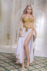Agnes 4'7'' to 5'5''(148cm-168cm) Lifelike Exotic Gorgeous Blonde Hair Silicone Sex Doll#284Head